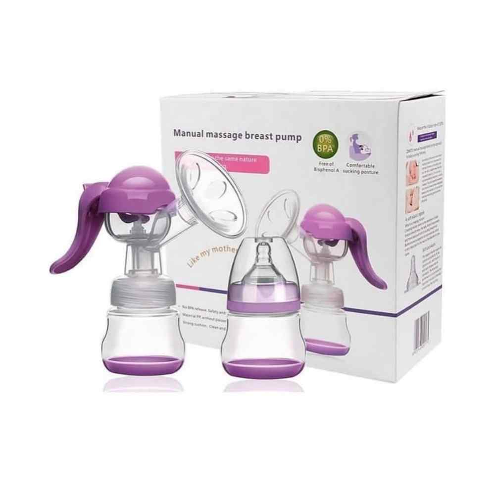 Manual breast pump
