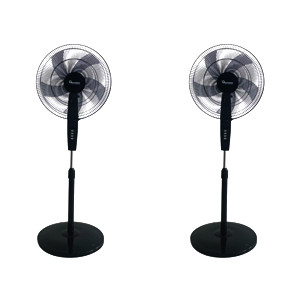 Black Stand Fan with Remote