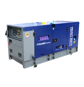 33Kva 3Ph Pyramid Water Cooled Silent Diesel Generator with ATS – Blue Heavy Duty Three Phase – Germany Technology
