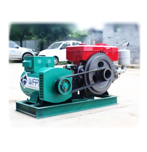 10kW 3ph Diesel Generator Water-Cooled with Alternator and 20HP JD Diesel Engine
