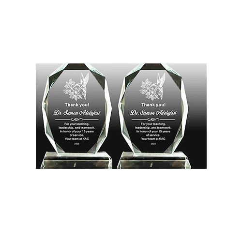 SELF SITTING GLASS AWARDS