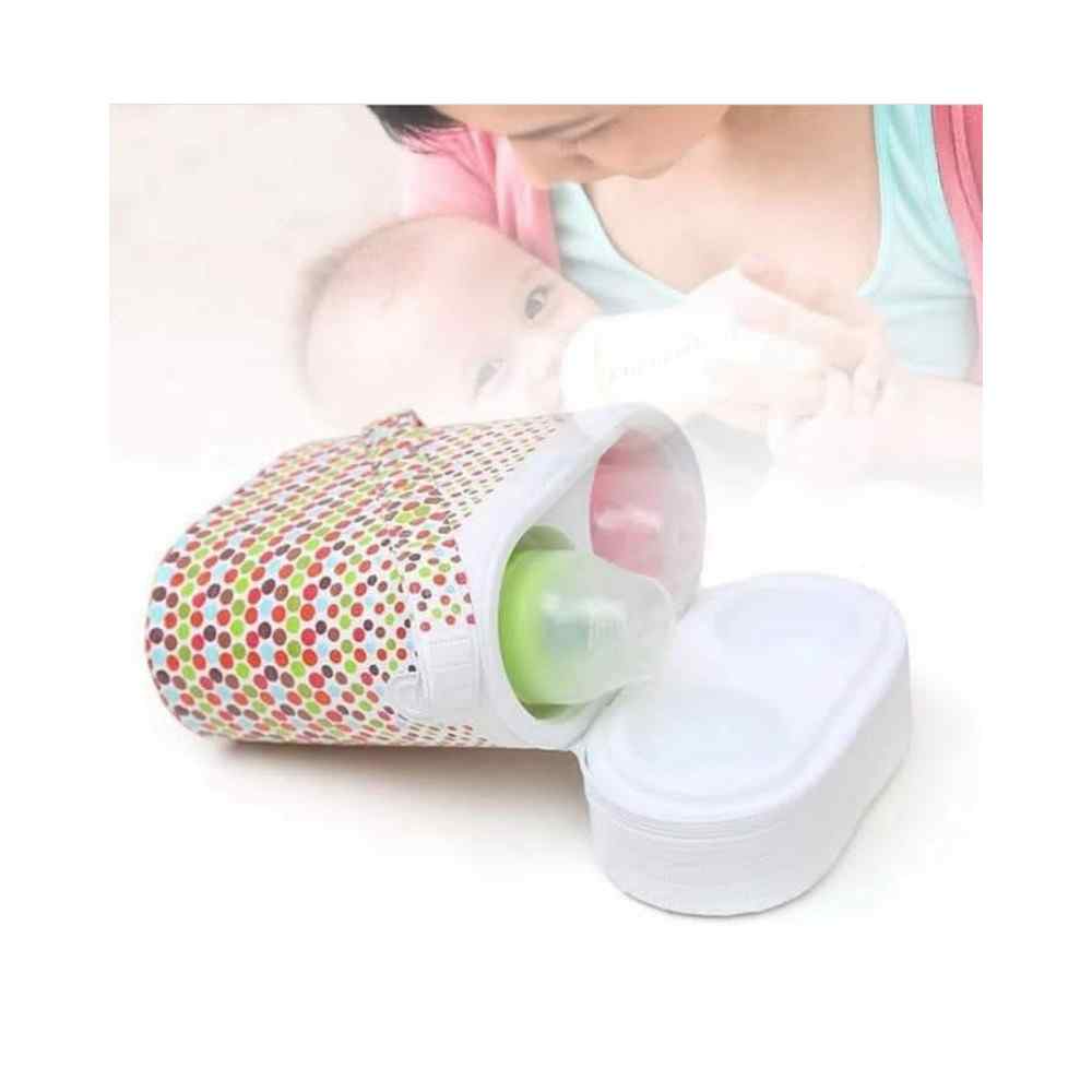 Bottle warmer with 2 feeding bottles