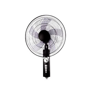 Black Wall Fan 16", 3 Speed, Without Remote