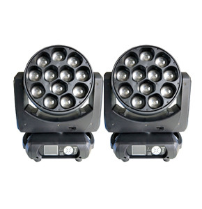 12x40W Zoom LED Moving Light with aura (Mini order 8pcs)