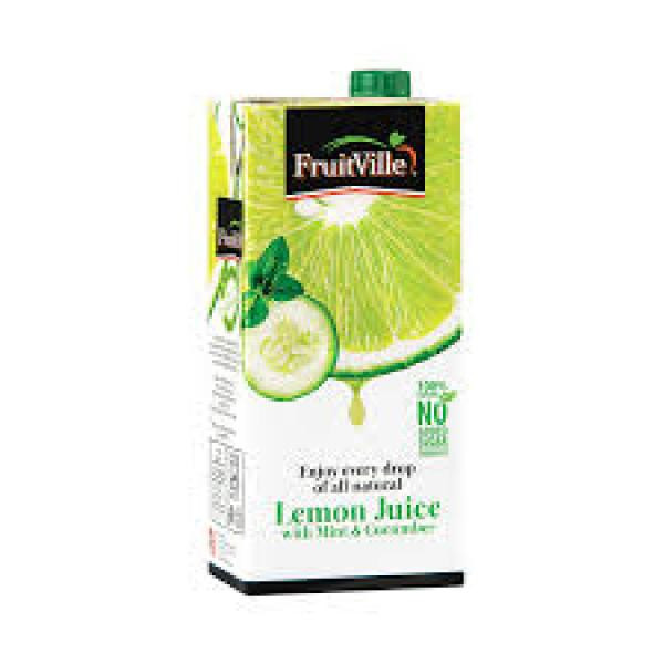 FRUITVILLE LEMON, MINT & CUCUMBER 1LTR
