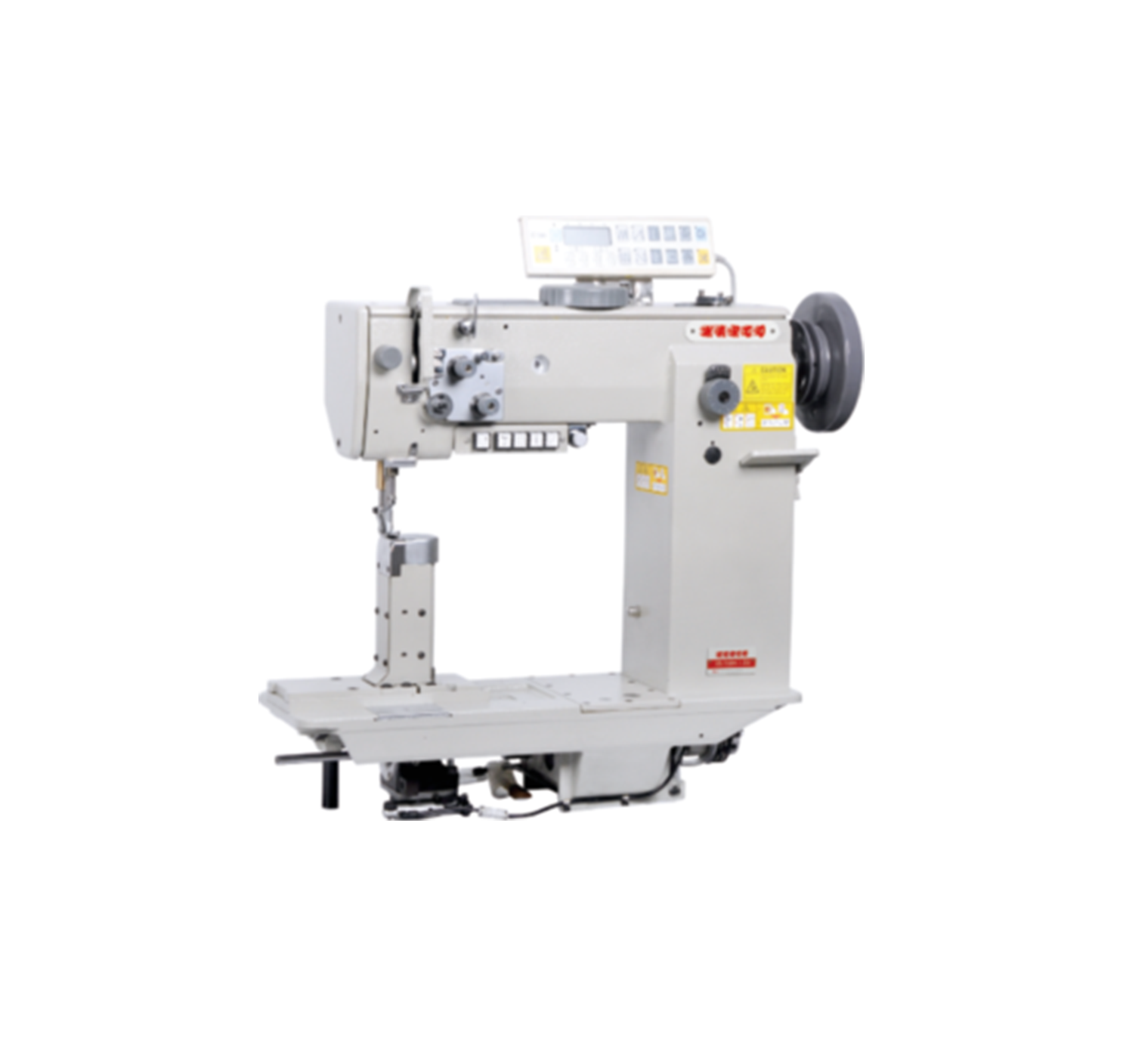 Post bed single needle compound feed heavy duty lockstitch sewing machine KR-768-1-D3