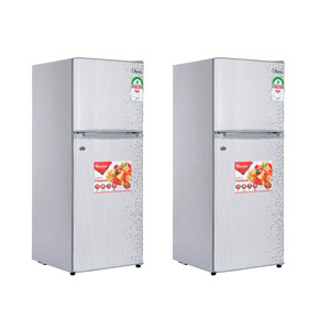 128 Liters 2 Door Direct Cool Fridge, Mar Silver