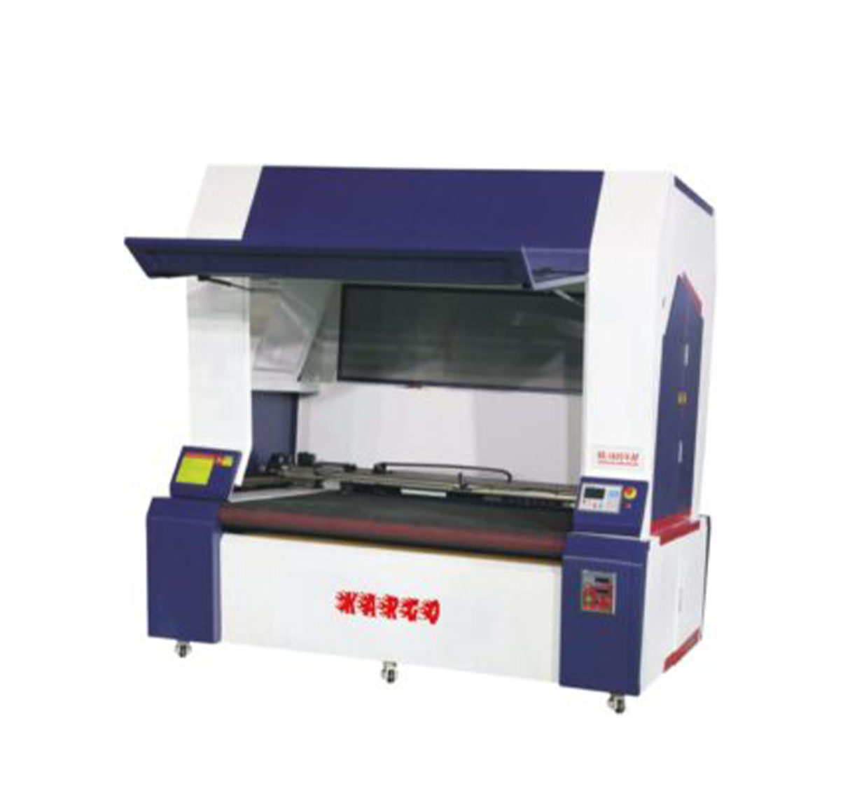 Intelligent vision camera position asynchromous dual-heads automatic laser cutting machine KR-1610-V-AF