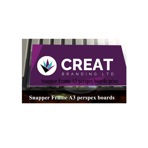 Snapper frame A3 Perspex boards